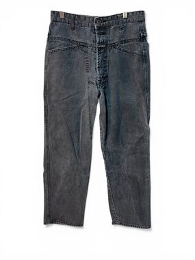 Marithe Francois Girbaud Relaxed Black Washed Jeans 29s